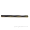 Cabeçalho de pino usinado de 2,54 mm reto H3,0 mm